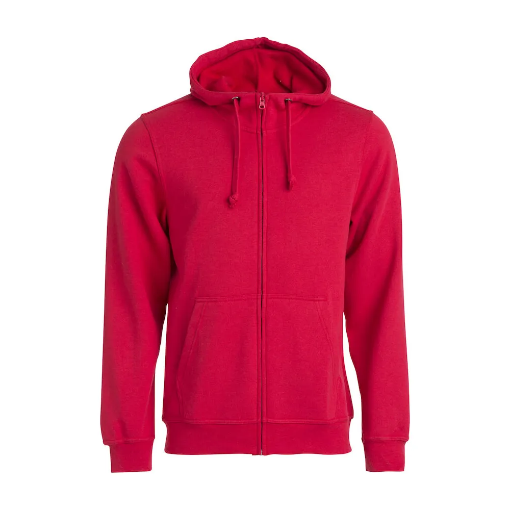 CLIQUE Basic_Hoody_Full_Zip 021034 35 rot