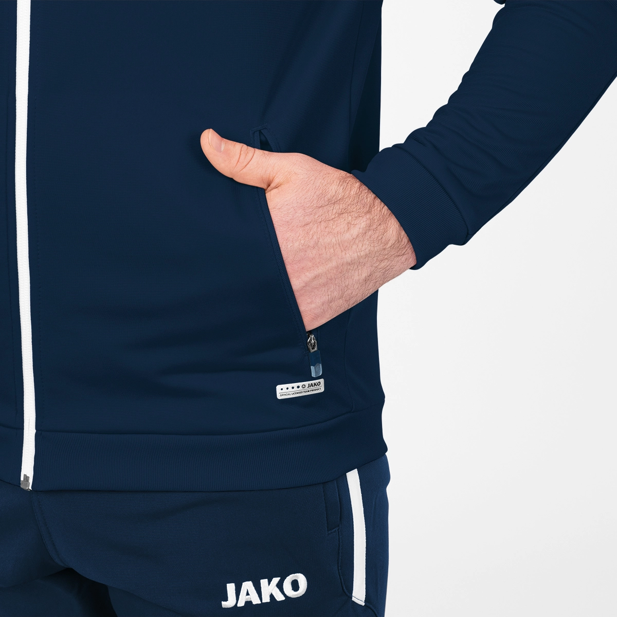 JAKO Kinder_Polyesterjacke_Champ_20 9320K 91 marine/chili rot