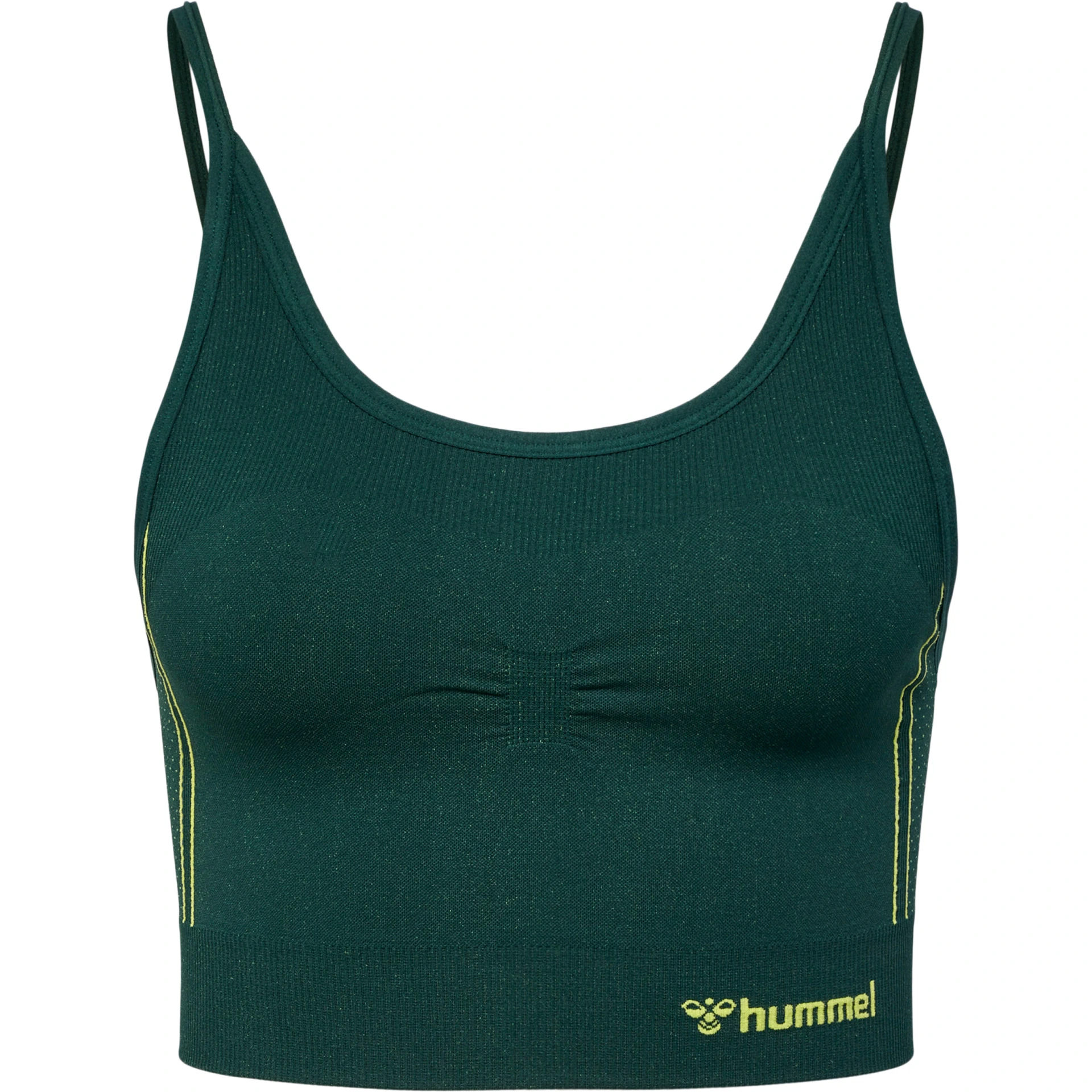HUMMEL hmlMT_ZONE_SEAMLESS_SPORTS_BRA___DEEP_TEAL_SULPHUR_SPRING___XS 221592 6186 DEEP TEAL/SULPHUR SPRING