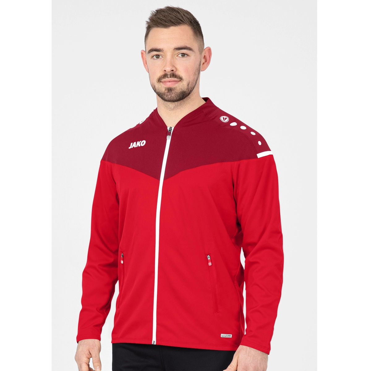 JAKO Damen_Praesentationsjacke_Champ_20 9820D 01 rot/weinrot