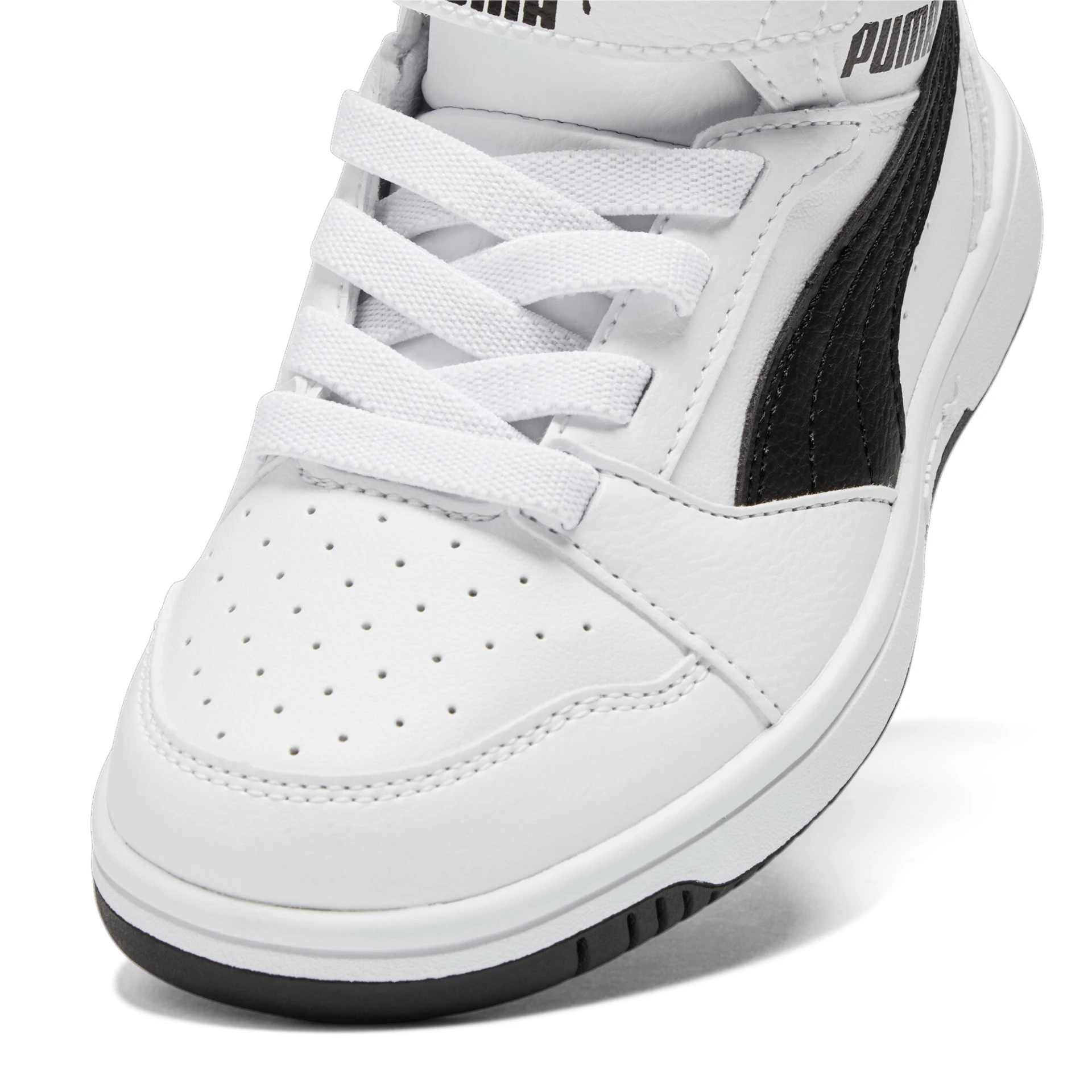 PUMA Puma_Rebound_V6_Mid_AC_plus_PS 393832 002 PUMA WHITE-PUMA BLACK