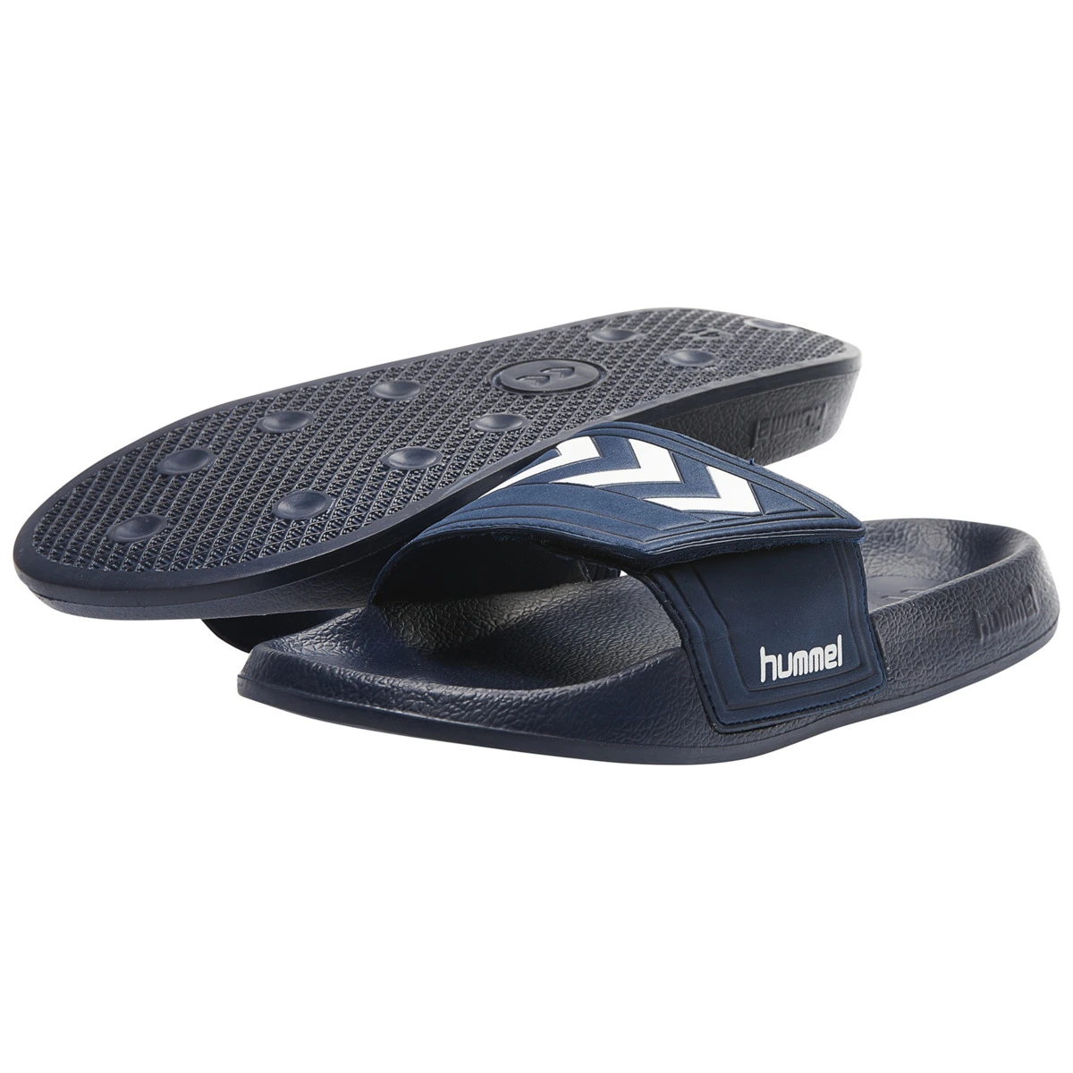 HUMMEL Badesandale_LARSEN_SLIPPER_VC 060406 7648 DRESS BLUE/WHITE