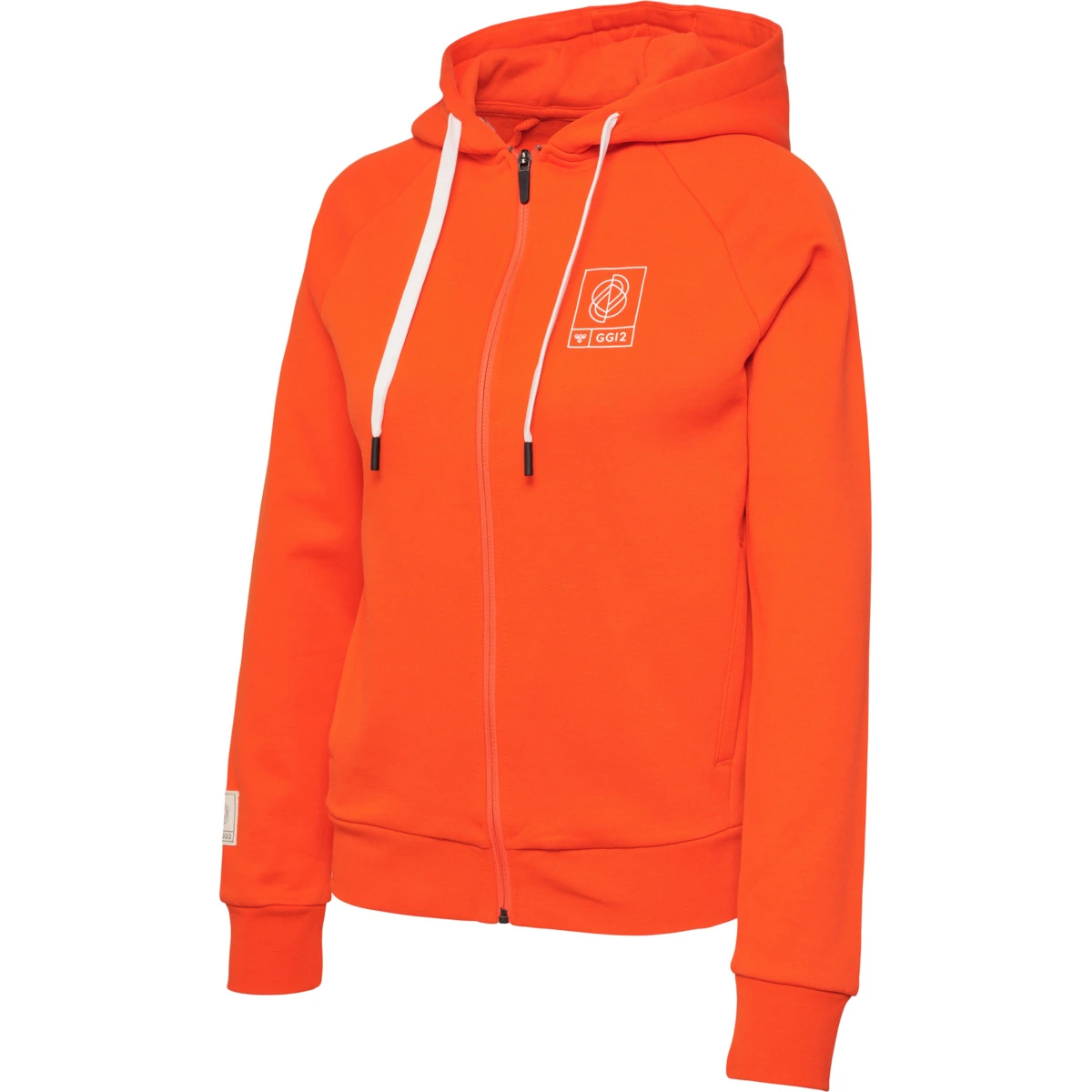 HUMMEL hmlGG12_SWEAT_ZIP_HOODIE_WOMAN 213989 3164 CHERRY TOMATO