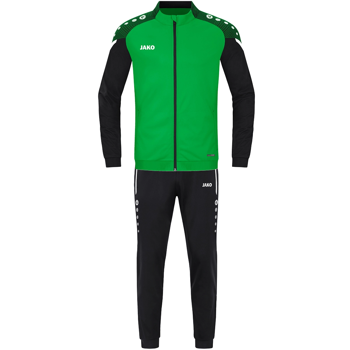 JAKO Trainingsanzug_Polyester_Performance M9122K 221 soft green/schwarz