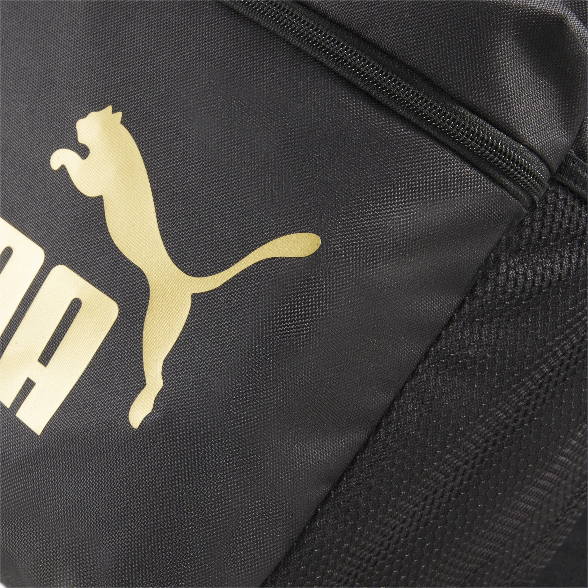 PUMA Phase_Backpack 079943 003 PUMA BLACK-GOLDEN LOGO