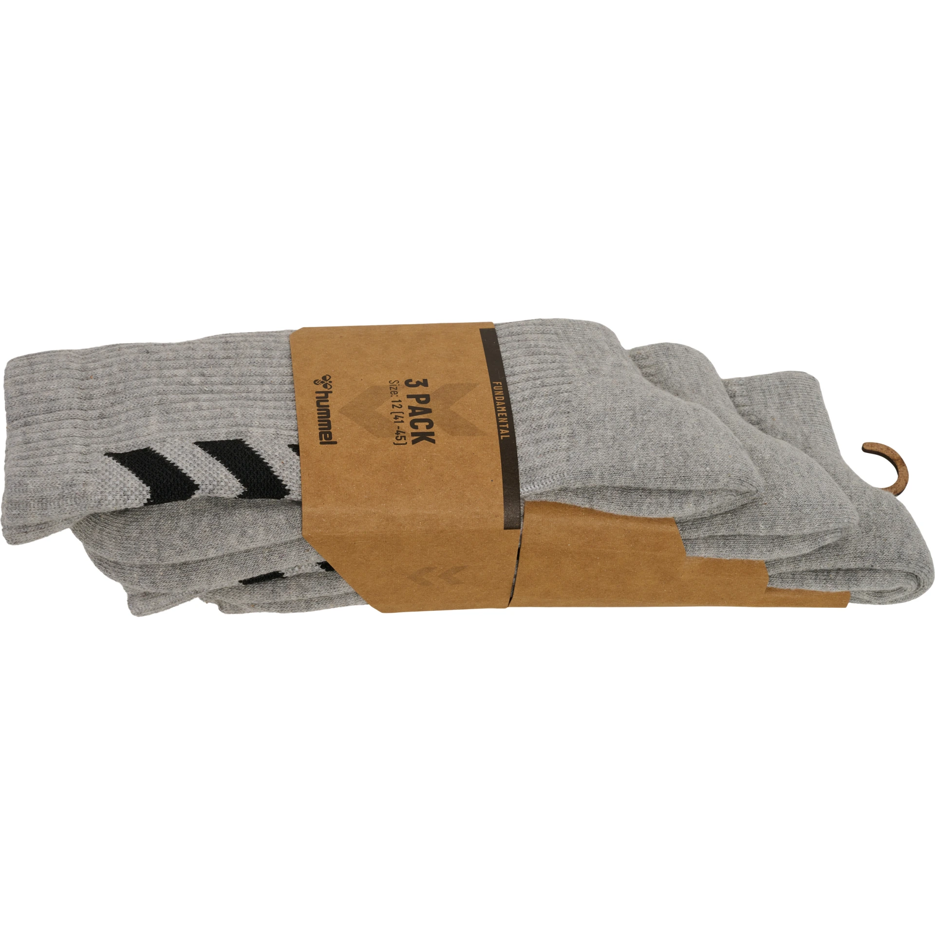 HUMMEL FUNDAMENTAL_3_PACK_SOCK___GREY_MELANGE___8 22140 2006 GREY MELANGE