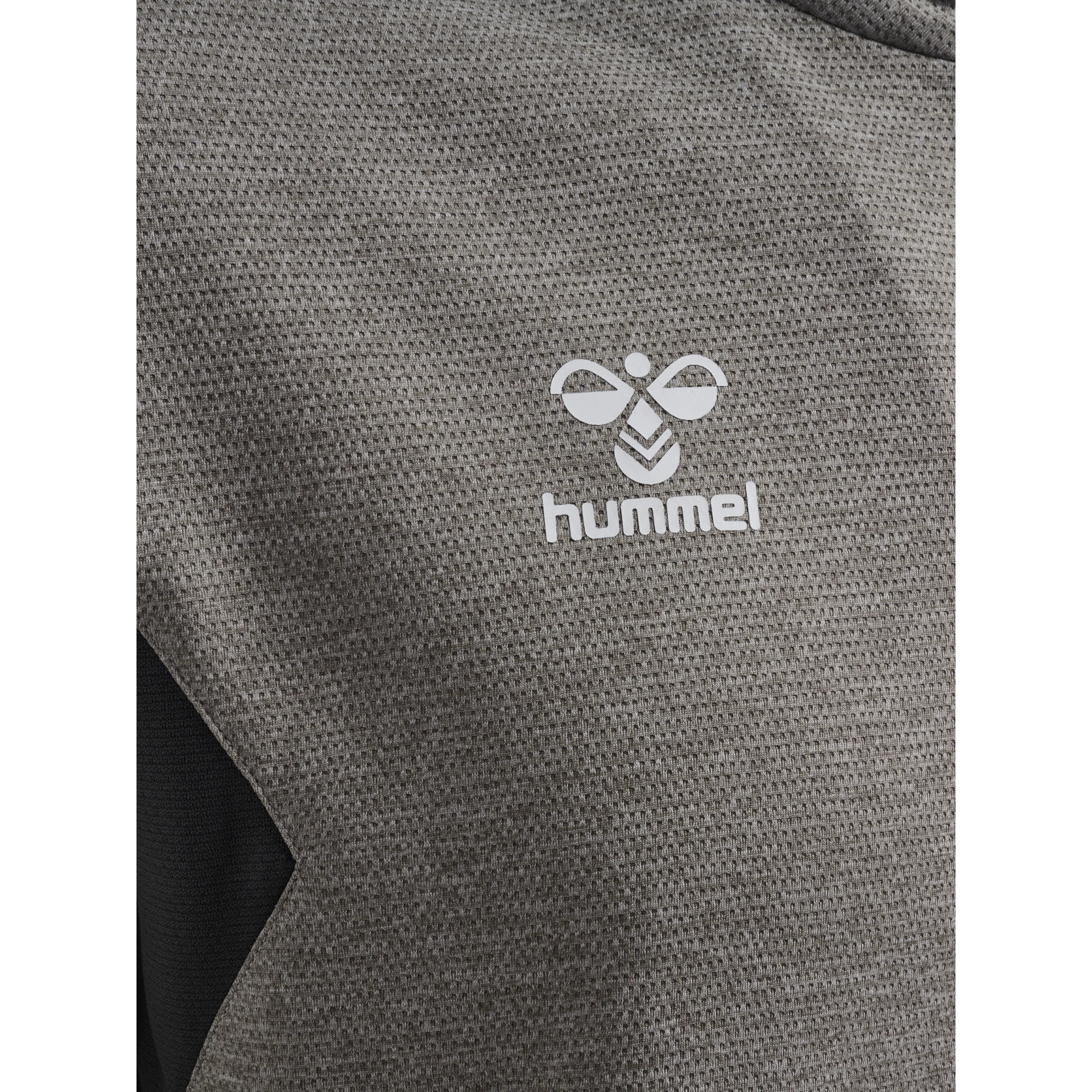HUMMEL hmlAUTHENTIC_HALF_ZIP_SWEAT 219973 2006 GREY MELANGE
