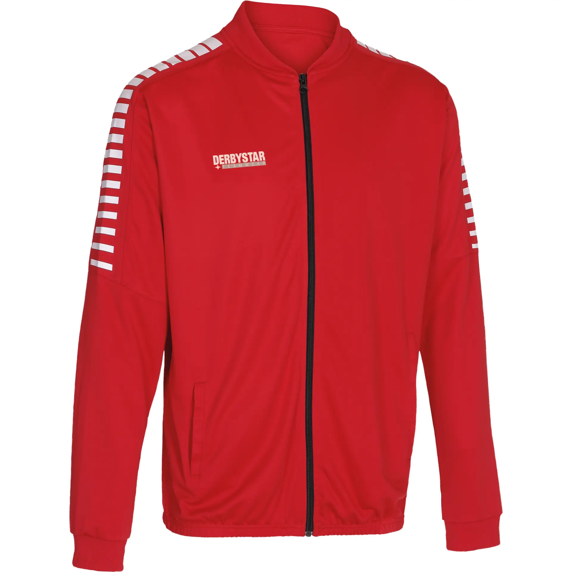 DERBYSTAR Hyper_Poly_Arbeitsjacke 6062K 310 rot weiss