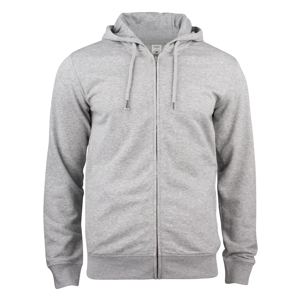 CLIQUE Premium_OC_Hoody_Full_Zip 021004 95 grau meliert