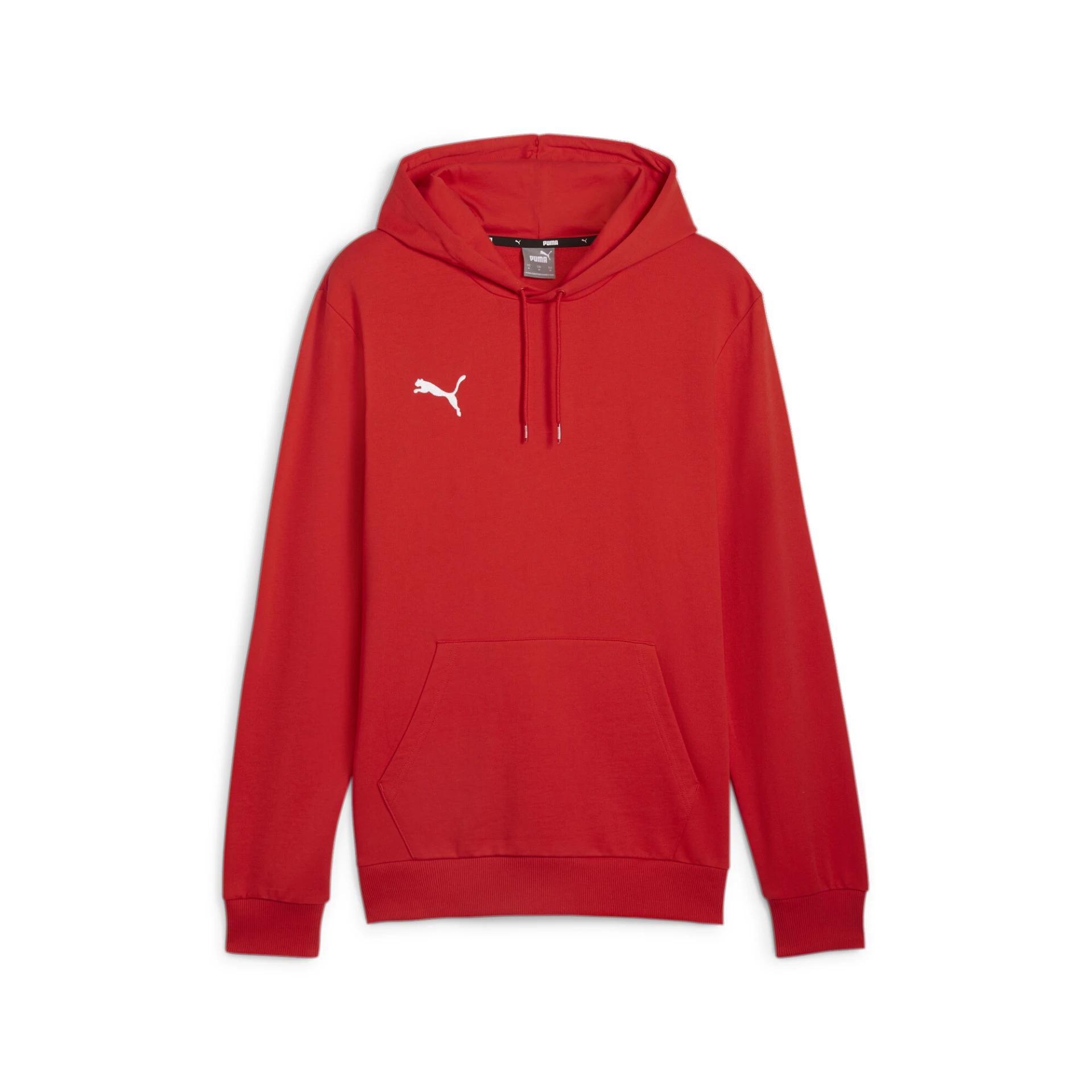 PUMA teamGOAL_Casuals_Hoody 658618 001 PUMA Red-PUMA White