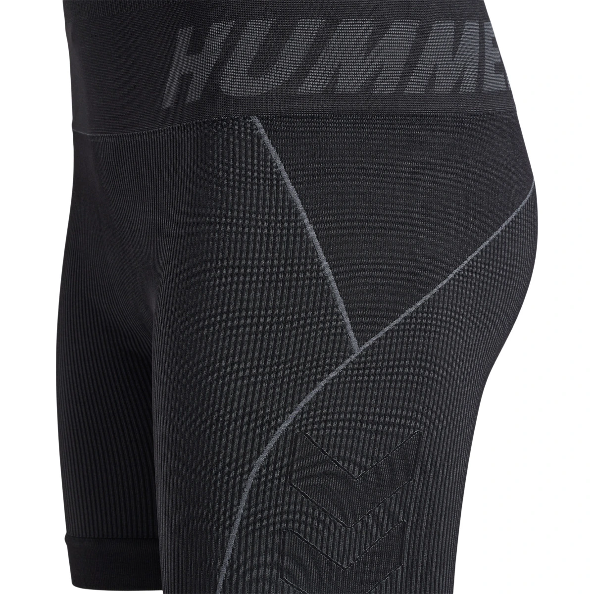 HUMMEL HUMMEL_Damen_Tight_hmlTE_CHRISTEL_SEAMLESS_SHORTS 213755 1038 BLACK/ASPHALT MELANGE