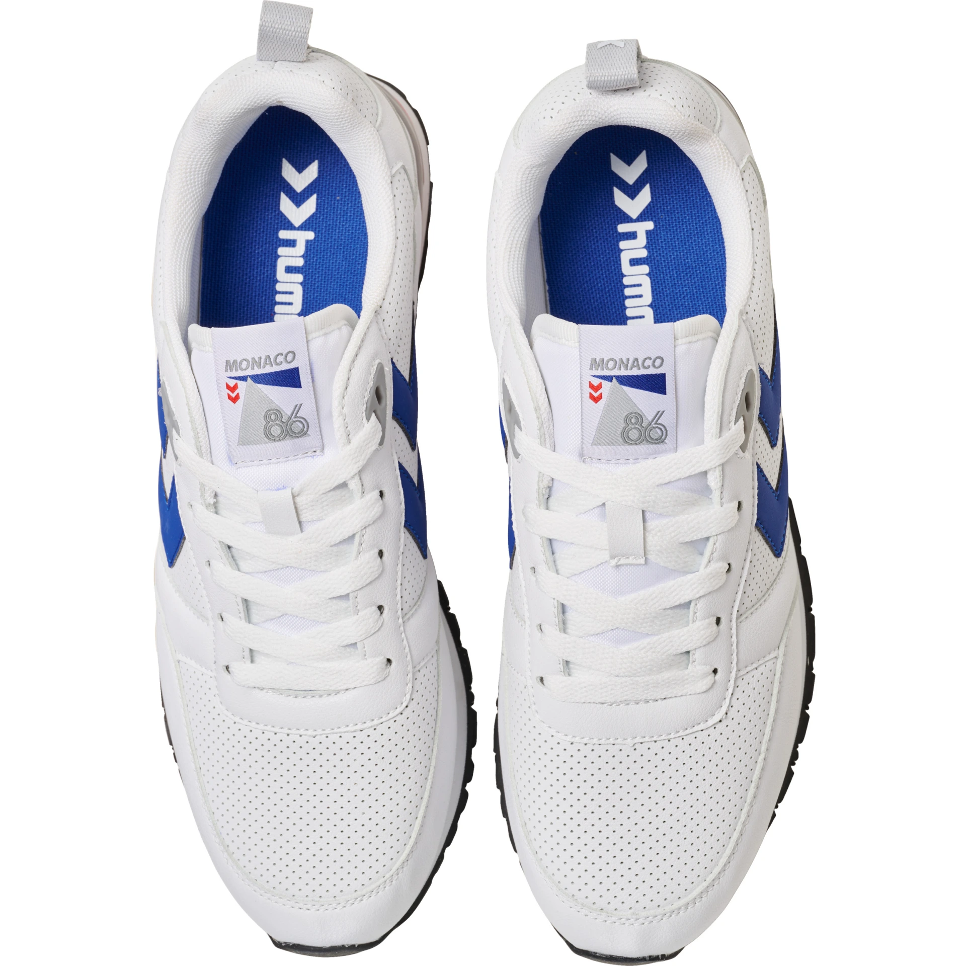 HUMMEL MONACO_86_PERFORATED___WHITE_BLUE_RED___37 218418 9253 WHITE/BLUE/RED