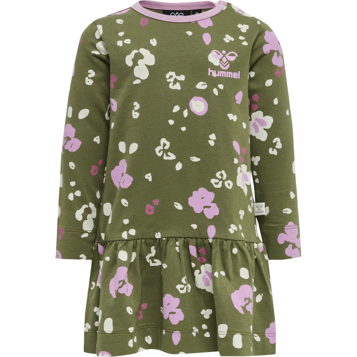 HUMMEL HUMMEL_Kinder_Kleid_hmlALISA_DRESS_L_S 214045 6414 CAPULET OLIVE