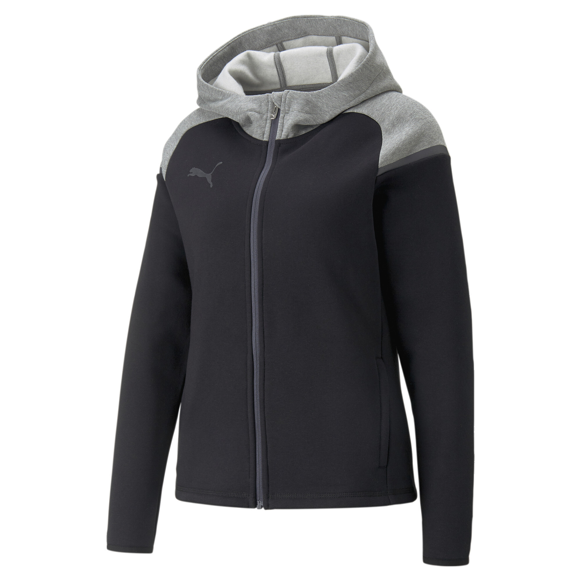 PUMA teamCUP_Casuals_Hooded_Jkt_Wmn 658419 003 PUMA BLACK