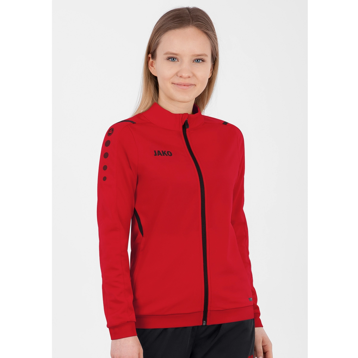 JAKO Polyesterjacke_Challenge 9321 101 rot/schwarz