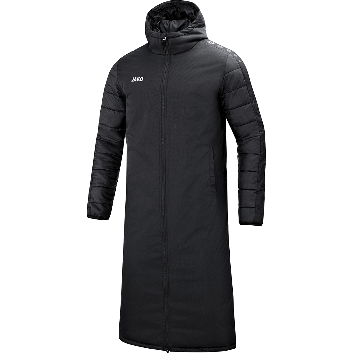 JAKO Fussball___Teamsport_Textil___Coachjacken_Team_Bankmantel A4T014AH7105 08 schwarz