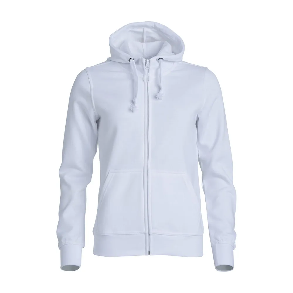 CLIQUE Basic_Hoody_Full_Zip_Women 021035 00 weiß