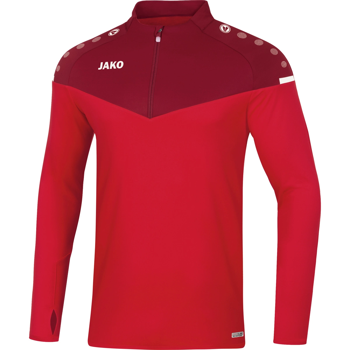 JAKO Herren_Ziptop_Champ_20 A4T002EM8620 01 rot/weinrot