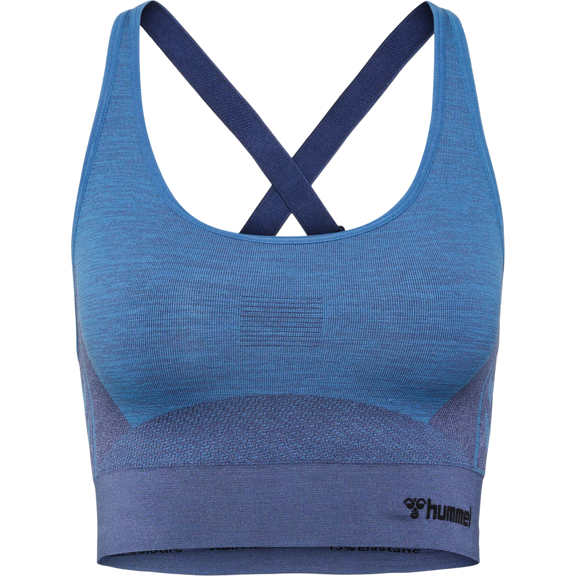 HUMMEL hmlCLEA_SEAMLESS_SPORTS_TOP___RIVIERA_INSIGNIA_BLUE_MELANGE___XS 211937 7197 RIVIERA/INSIGNIA BLUE MEL