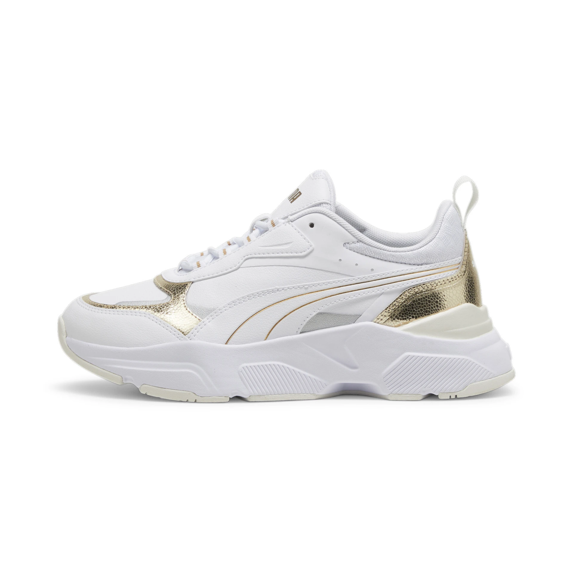 PUMA Cassia_Metallic_Shine 395267 001 PUMA WHITE-PUMA GOLD-PUMA