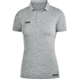 JAKO Damen_Polo_Premium_Basics A4T023DA6329D 40 hellgrau meliert