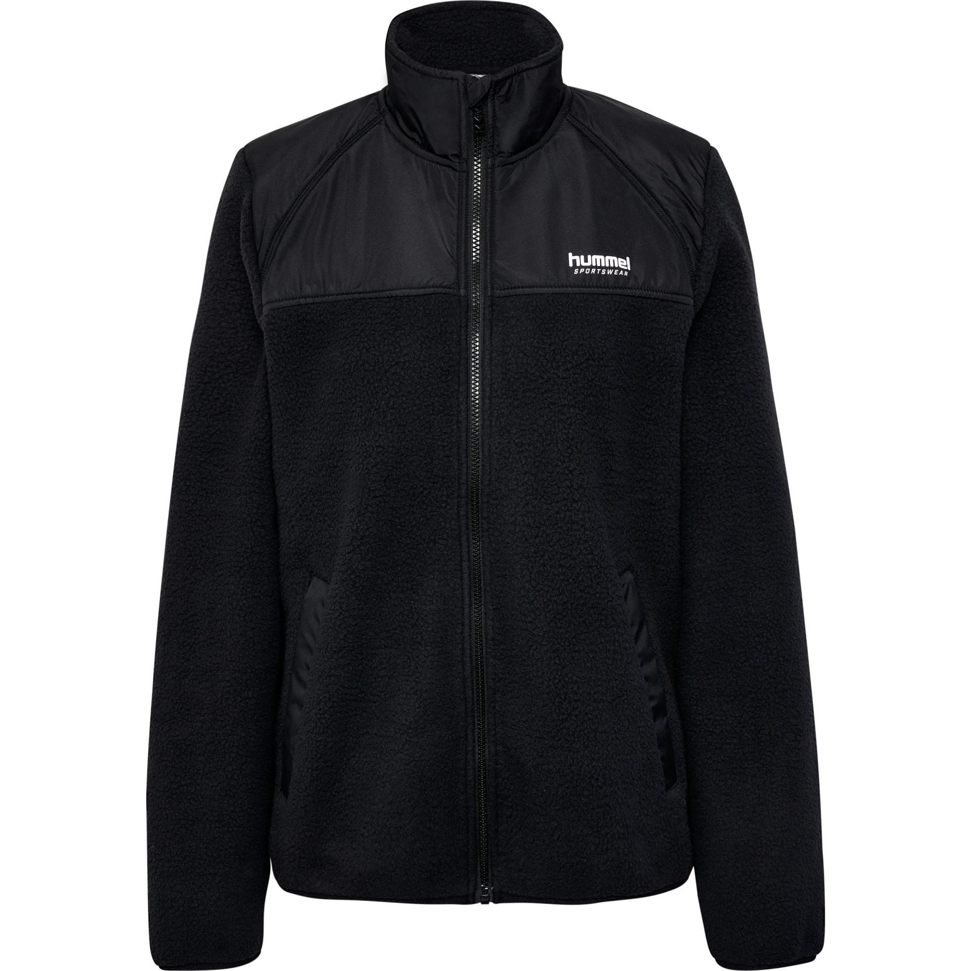 HUMMEL hmlLGC_MALIKAT_FLEECE_JACKET 221422 2001 BLACK