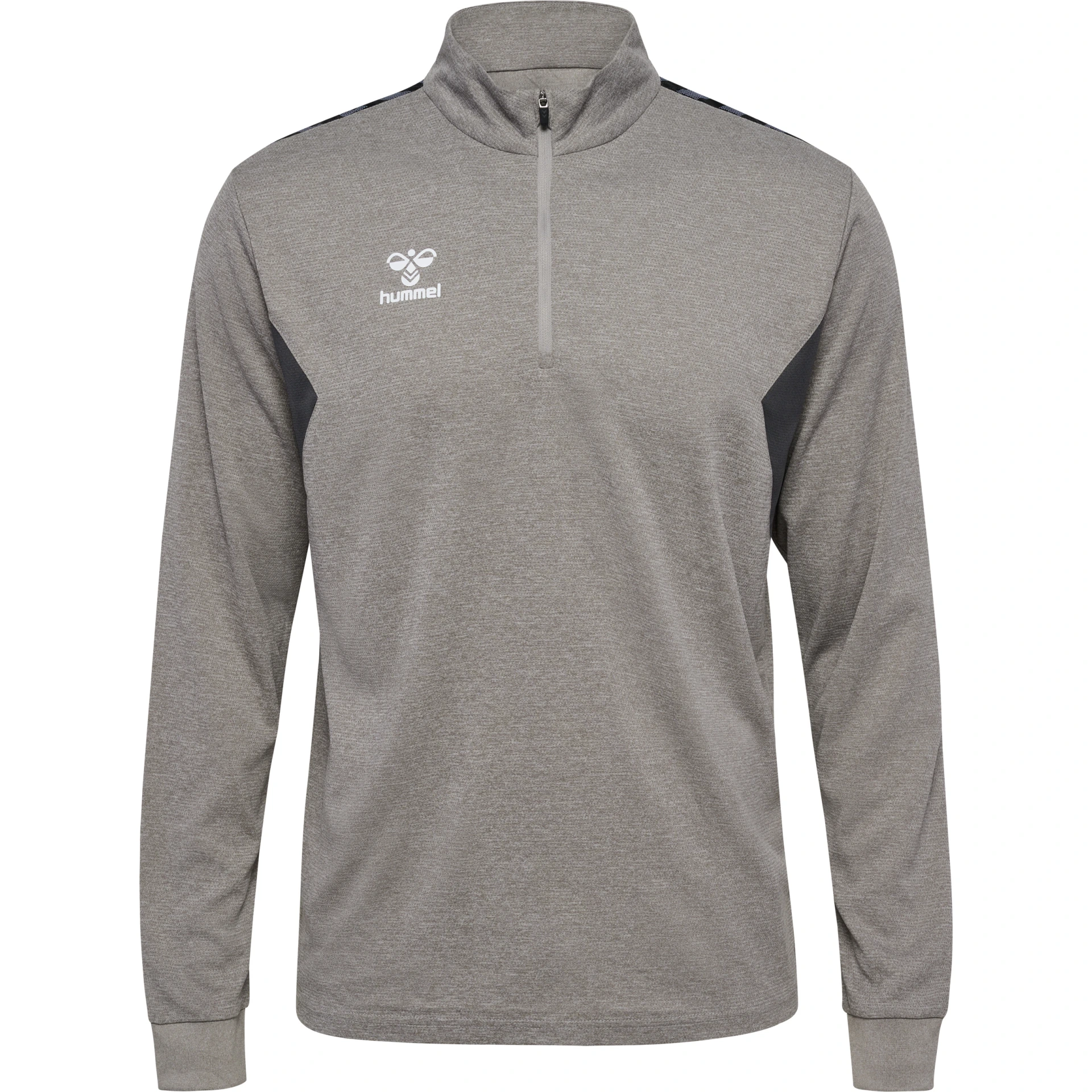 HUMMEL hmlAUTHENTIC_HALF_ZIP_SWEAT 219973 2006 GREY MELANGE