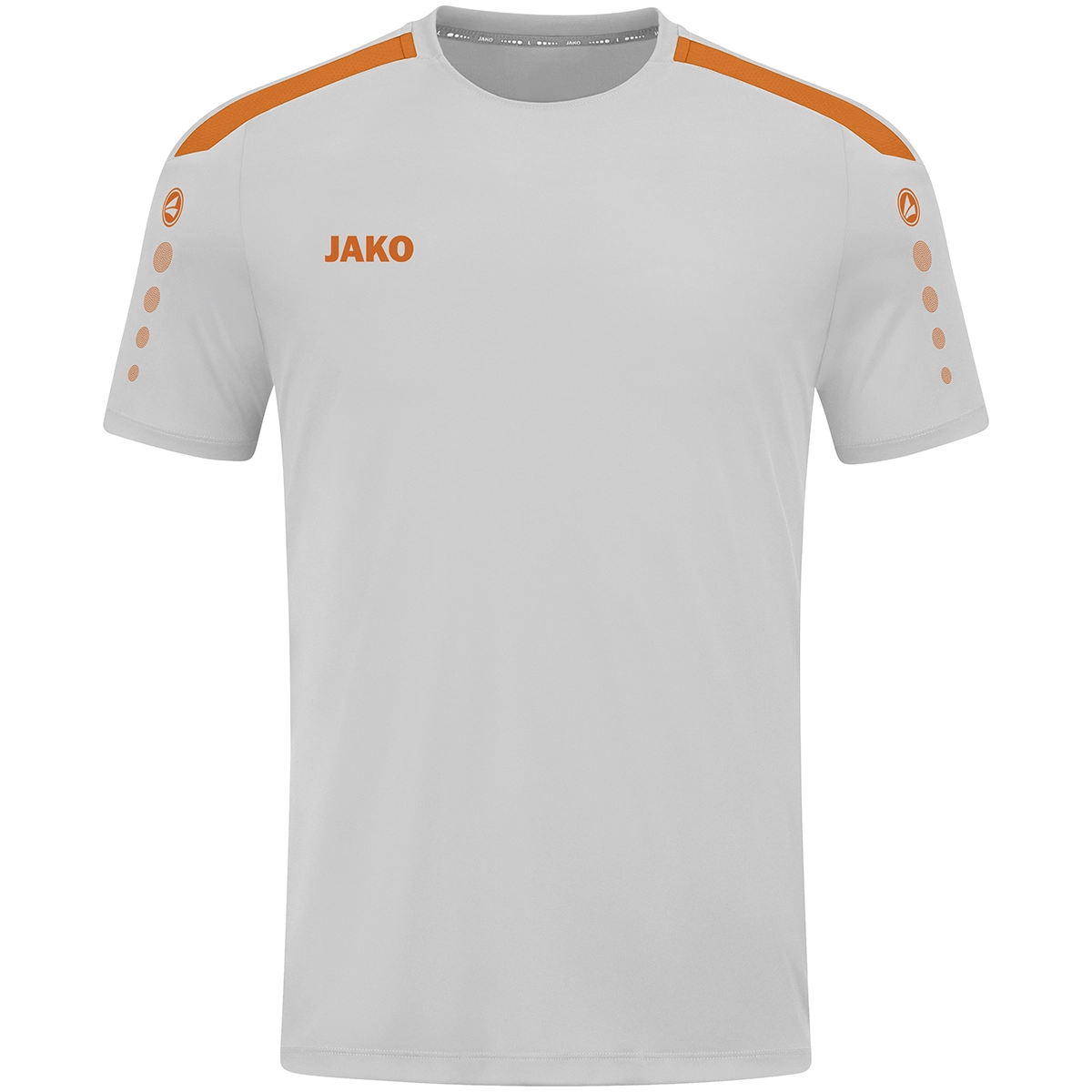 JAKO Trikot_Power_KA A4T020FJ4223K 846 soft grey/neonorange
