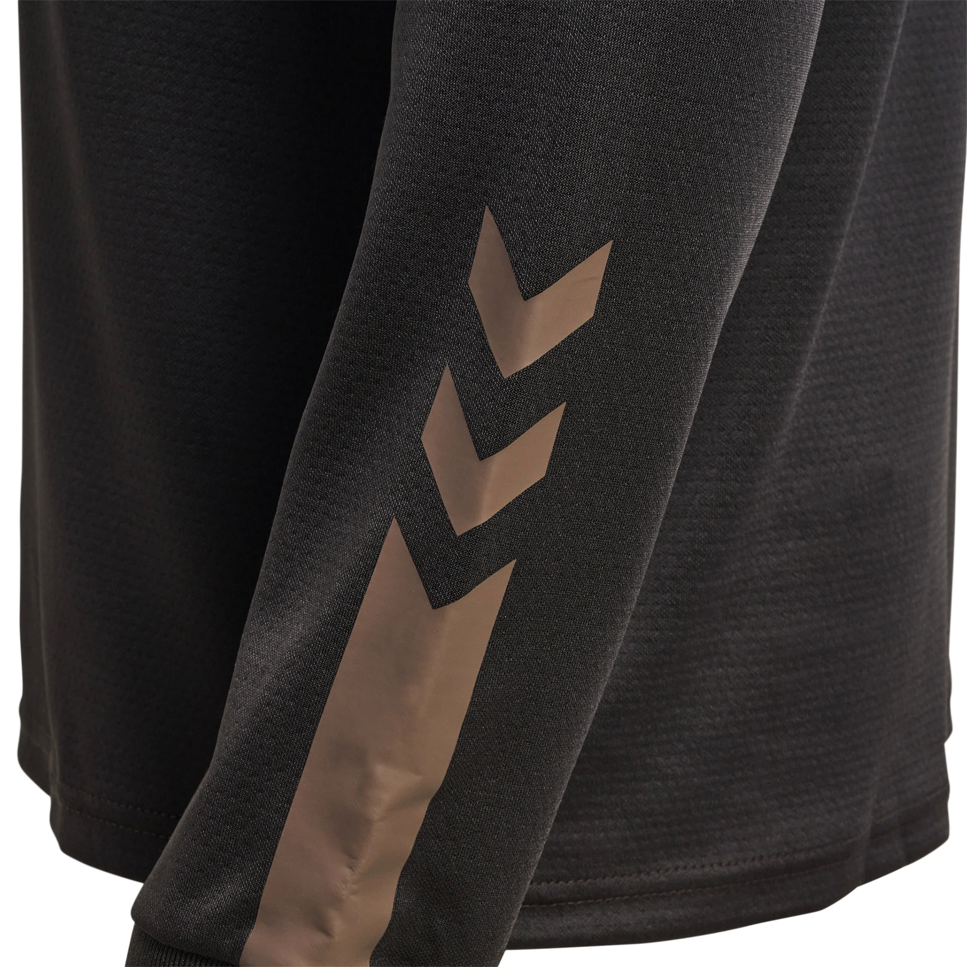 HUMMEL hmlACTIVE_PL_HALF_ZIP___OBSIDIAN_OLIVE_NIGHT___L 221893 2247 OBSIDIAN/OLIVE NIGHT