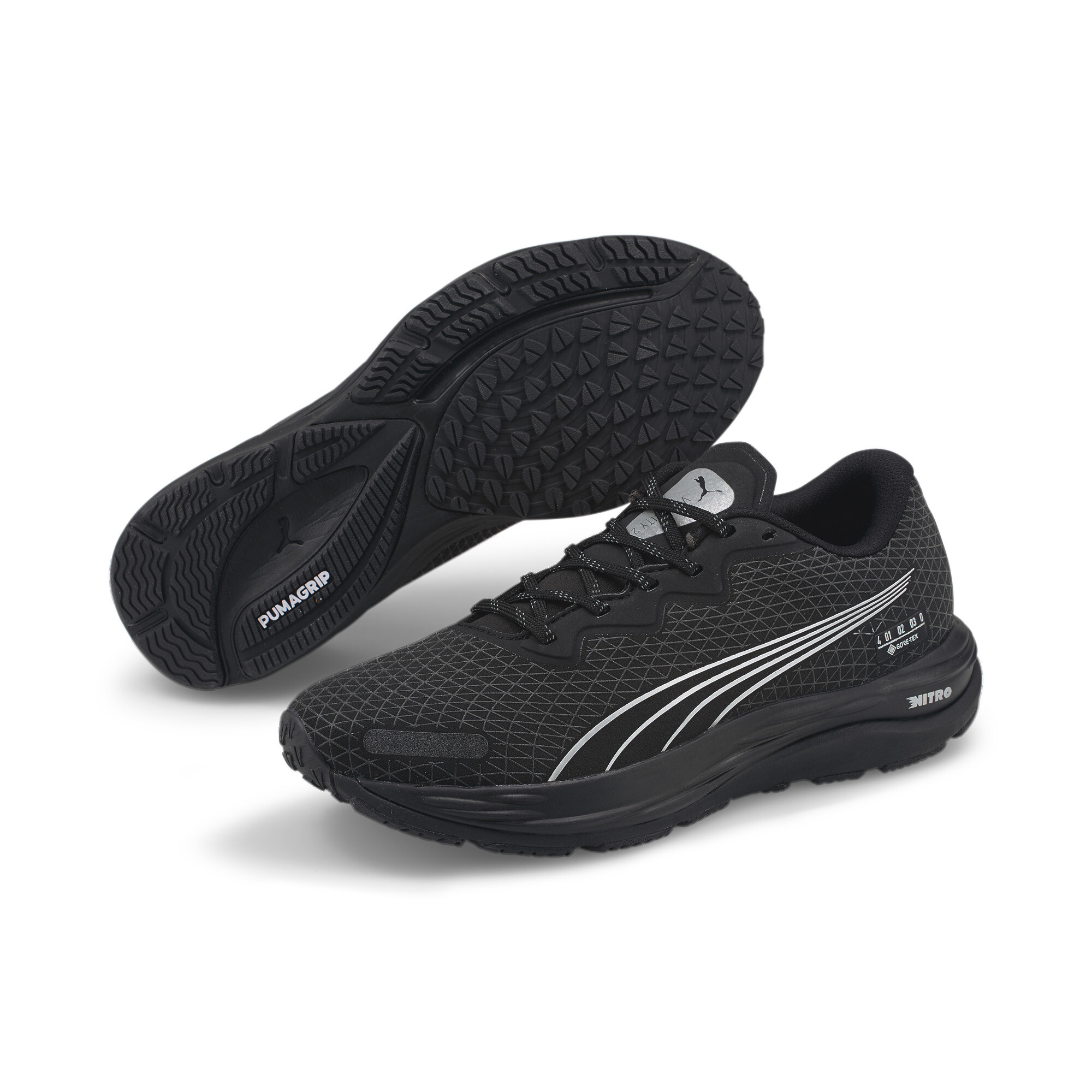 PUMA Velocity_Nitro_2_GTX_Wns 377508 001 PUMA BLACK-METALLIC SILVER
