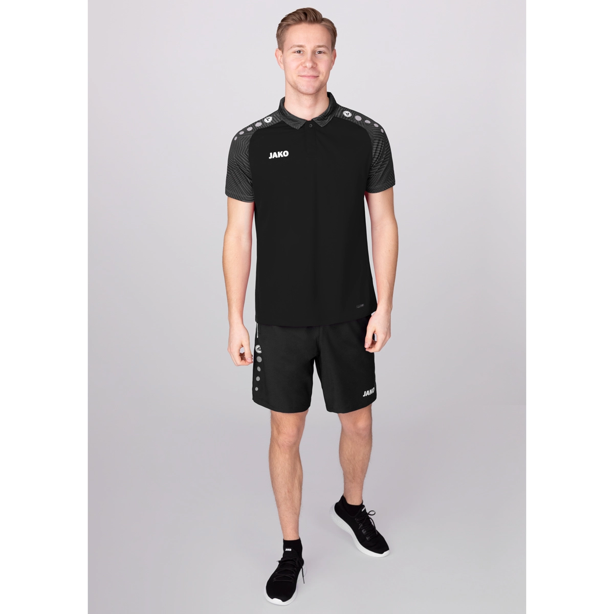 JAKO Polo_Performance A4T024HR6322 804 schwarz/anthra light