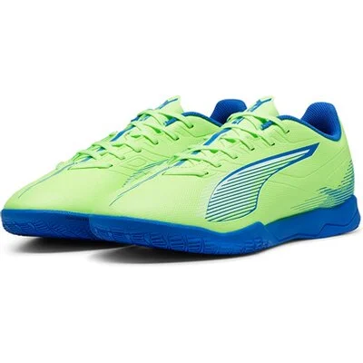 PUMA Herren_Fussball_Hallenschuhe_ULTRA_5_PLAY_IT 107907 003 Fizzy Apple-PUMA White-Blu