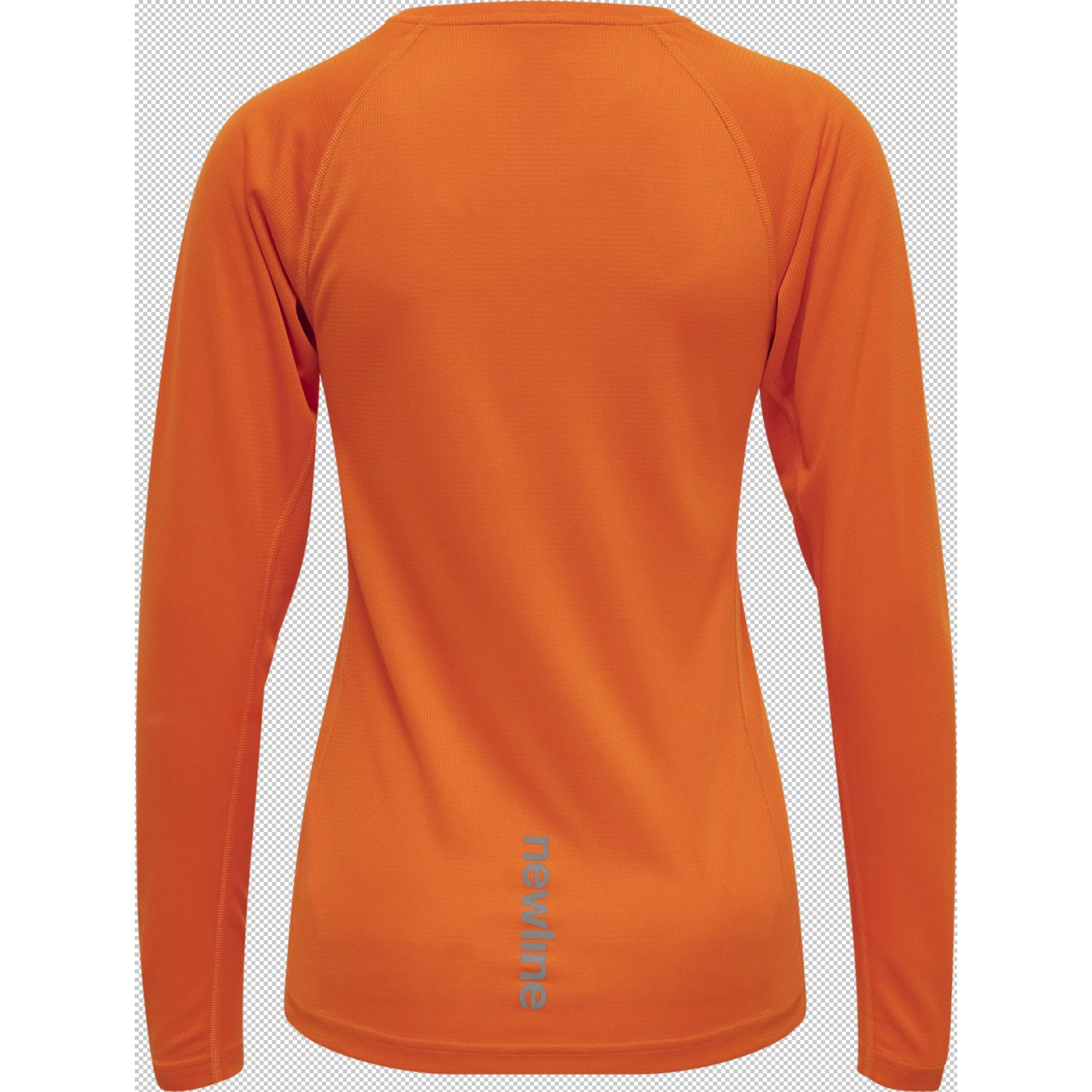 NEWLINE Damen_Shirt_WOMENS_CORE_RUNNING_T_SHIRT_L_S 500103 5190 ORANGE TIGER