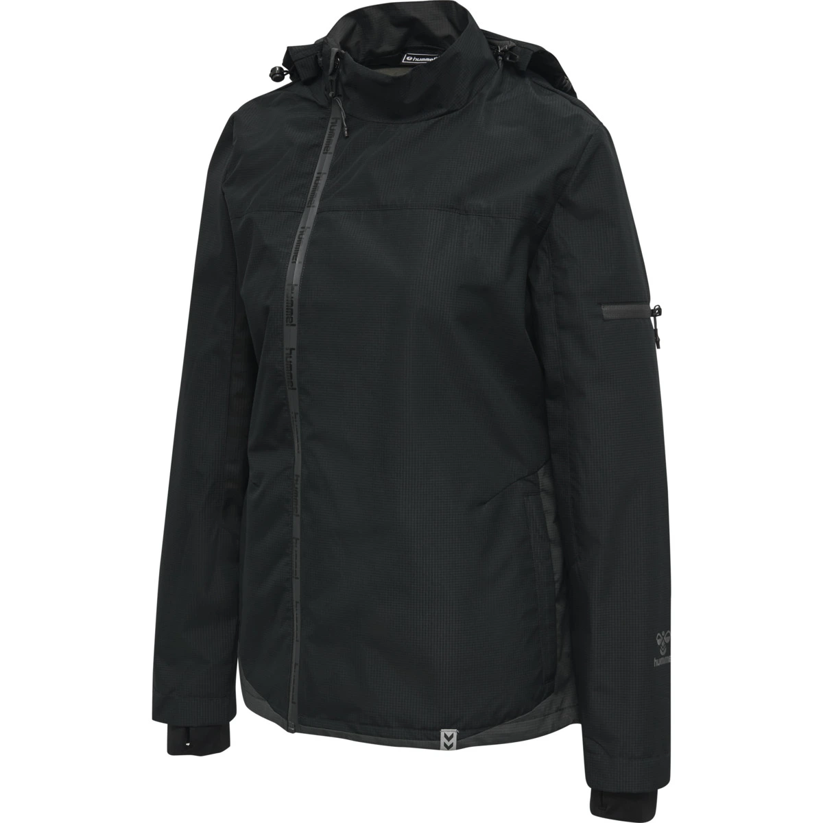 HUMMEL hmlNORTH_SHELL_JACKET_WOMAN 206684 1006 BLACK/ASPHALT