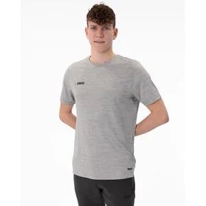 JAKO Herren_T_Shirt_Premium_Basics A4T023HR6129 40 hellgrau meliert