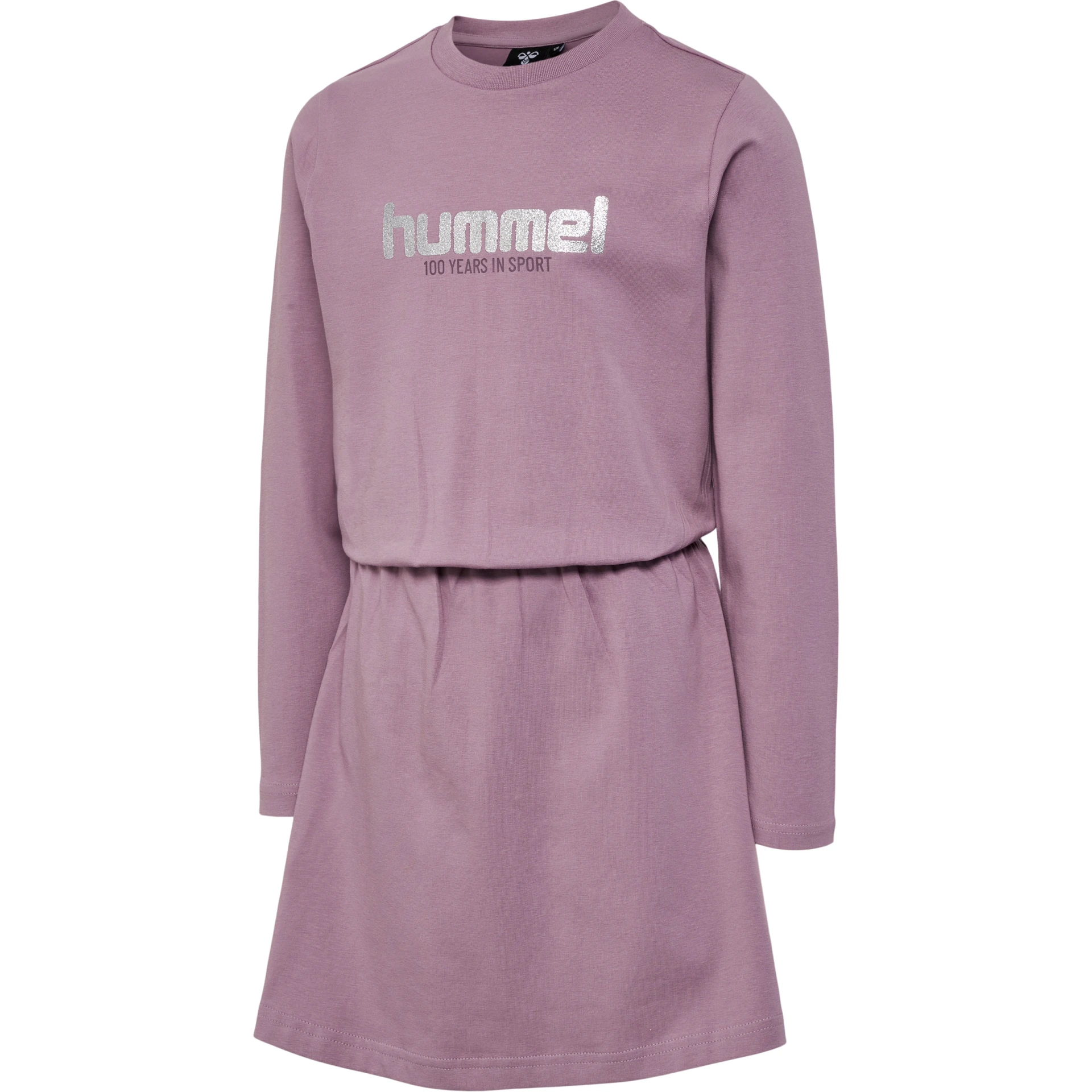 HUMMEL hmlFREYA_DRESS_L_S___QUAIL___134 220818 4330 QUAIL