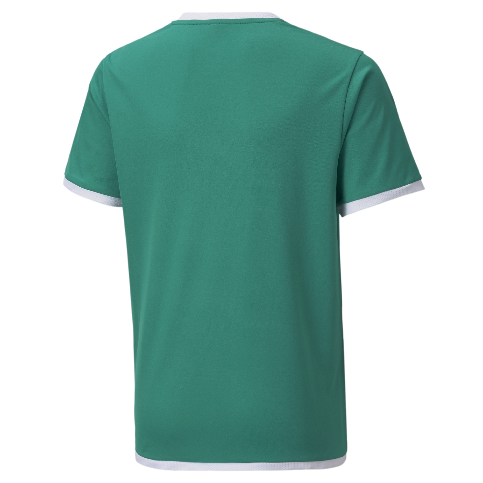 PUMA teamLIGA_Jersey_Jr 704925 005 PEPPER GREEN-PUMA WHITE