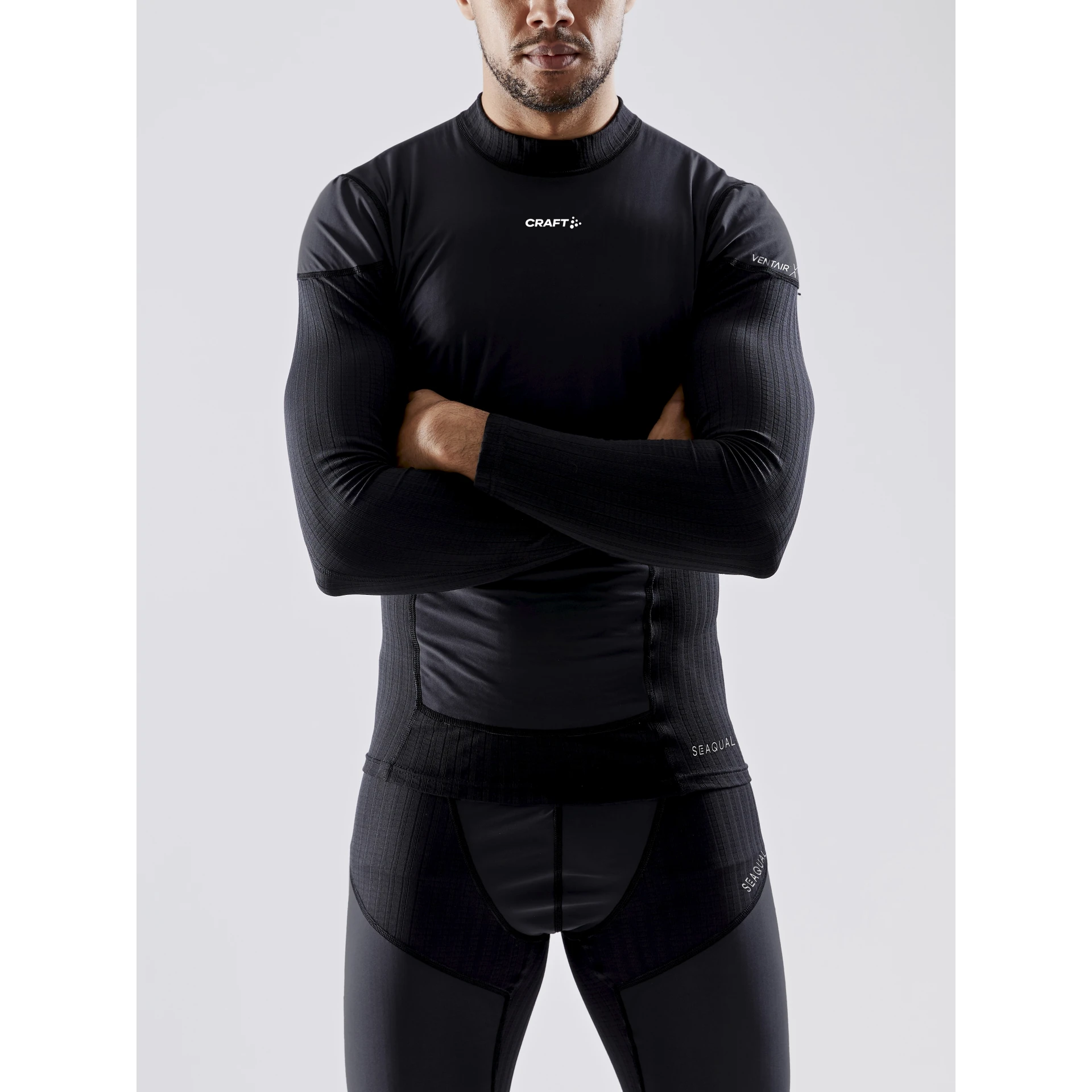 CRAFT Herren_Unterhemd_ACTIVE_EXTREME_X_WIND_LS 1909692 999985 BLACK/GRANITE