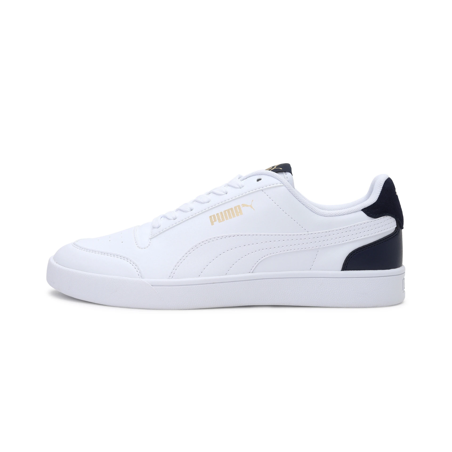 PUMA Herren_FreizeitschuheShuffle 309668 005 PUMA WHITE-PUMA WHITE-PEAC