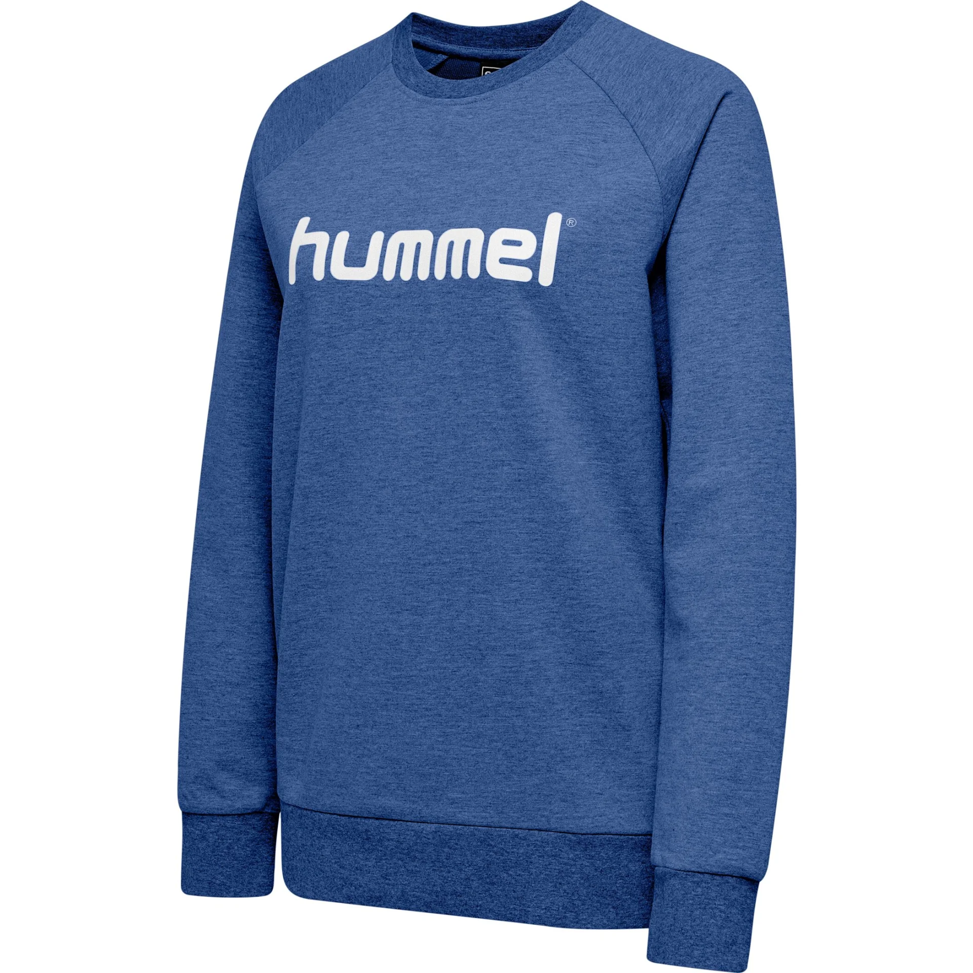 HUMMEL Damen_Sweatshirt_HMLGO_COTTON_LOGO 203519 7045 TRUE BLUE