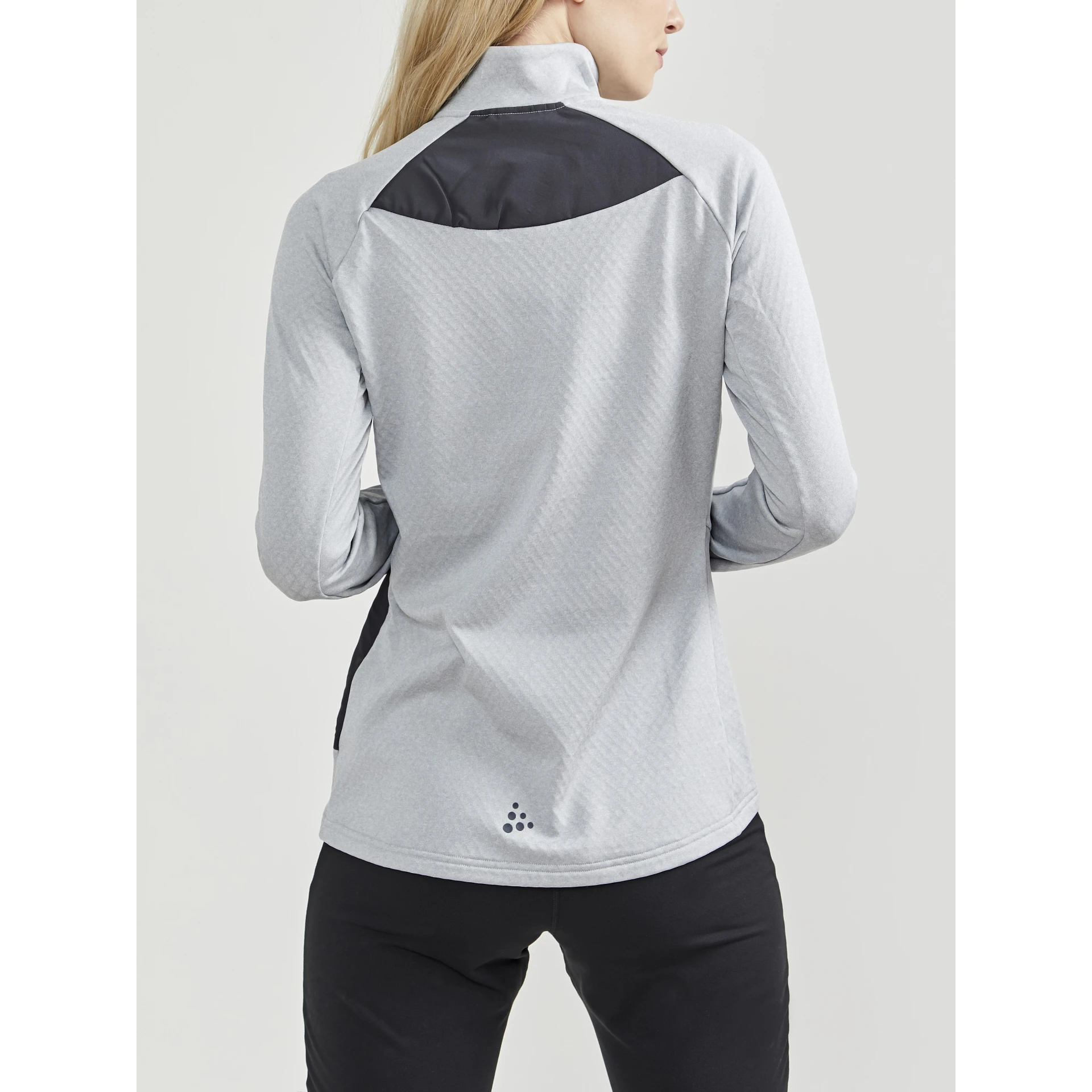 CRAFT Damen_Unterjacke_CORE_TRIM_THERMAL_MIDLAYER 1909501 950000 GREY MELANGE