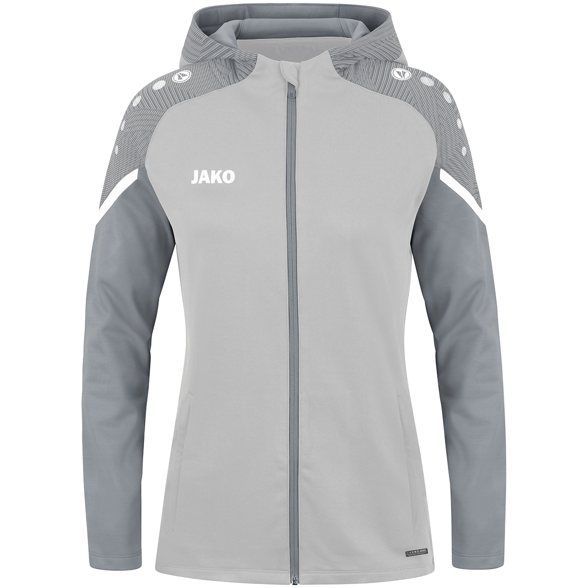 JAKO Kapuzenjacke_Performance 6822 845 soft grey/steingrau