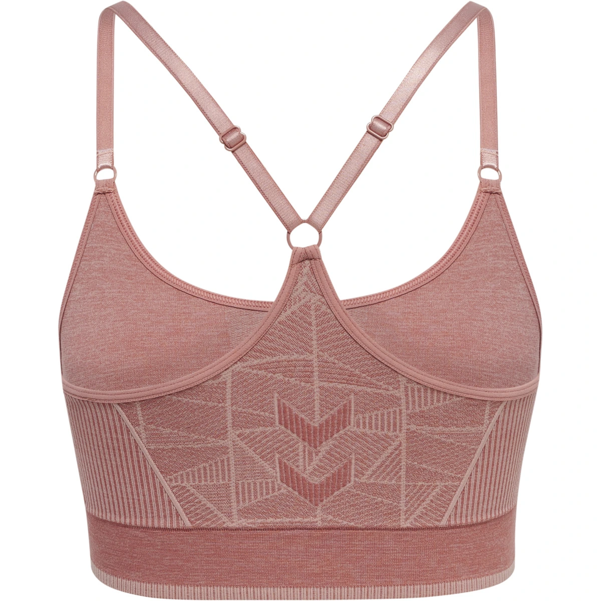 HUMMEL hmlMT_ENERGY_SEAMLESS_SPORTS_TOP 214152 4172 WITHERED ROSE/ROSE TAN ME