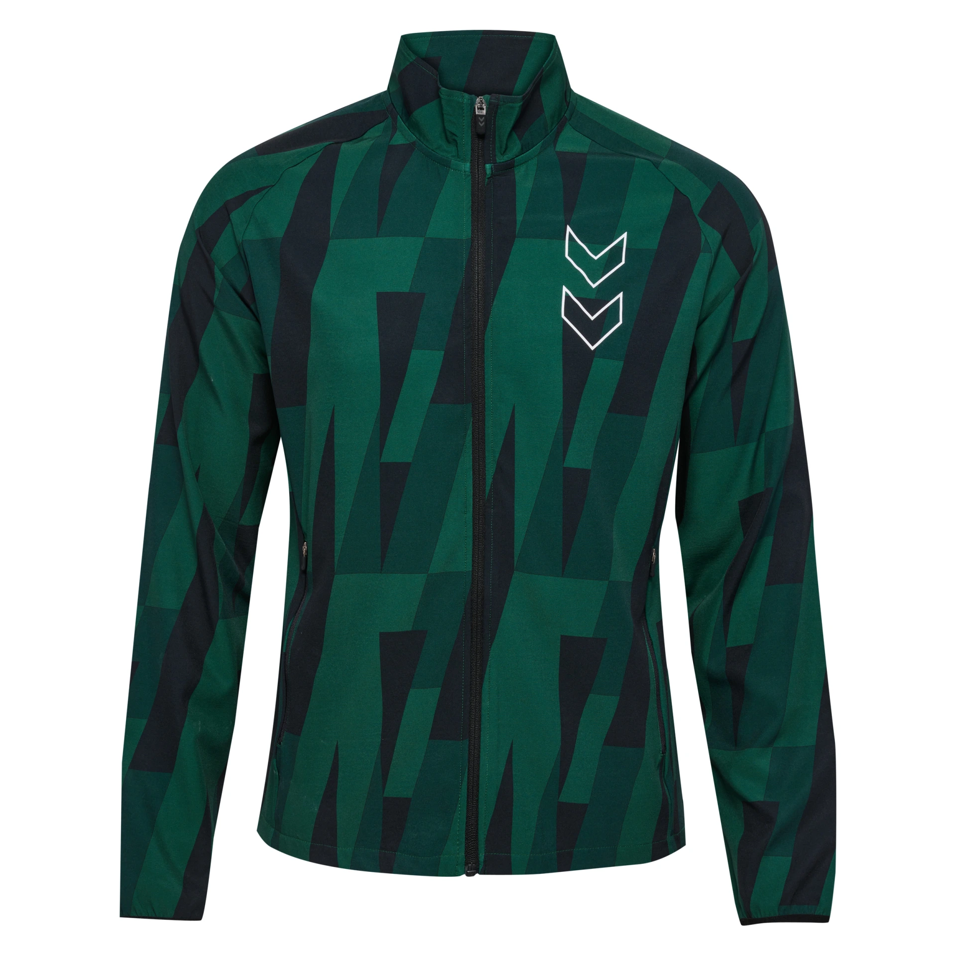 HUMMEL hmlCOURT_AOP_JACKET 226922 6614 RAIN FOREST