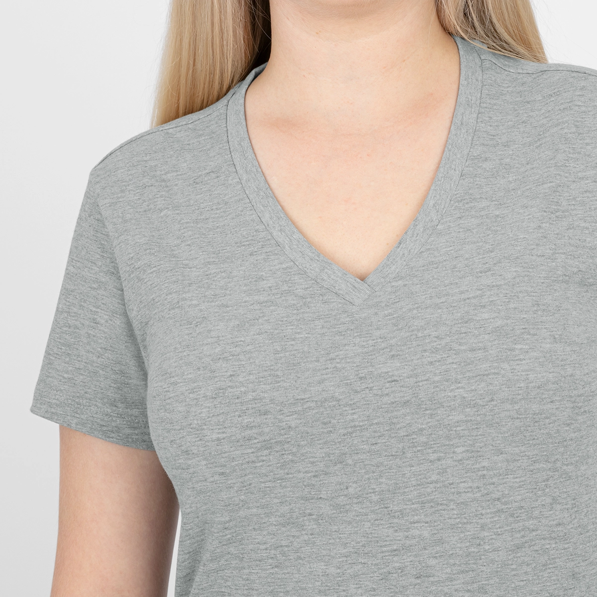 JAKO T_Shirt_Organic A4T023DAC6120D 520 hellgrau meliert