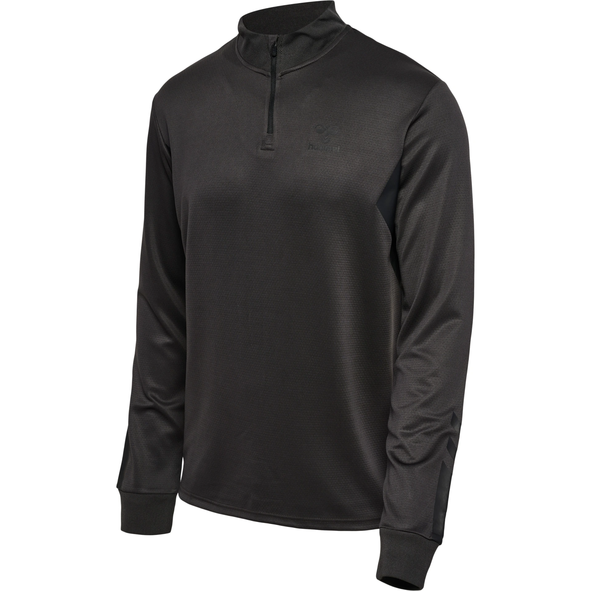 HUMMEL hmlACTIVE_PL_HALF_ZIP___OBSIDIAN___S 221893 2203 OBSIDIAN