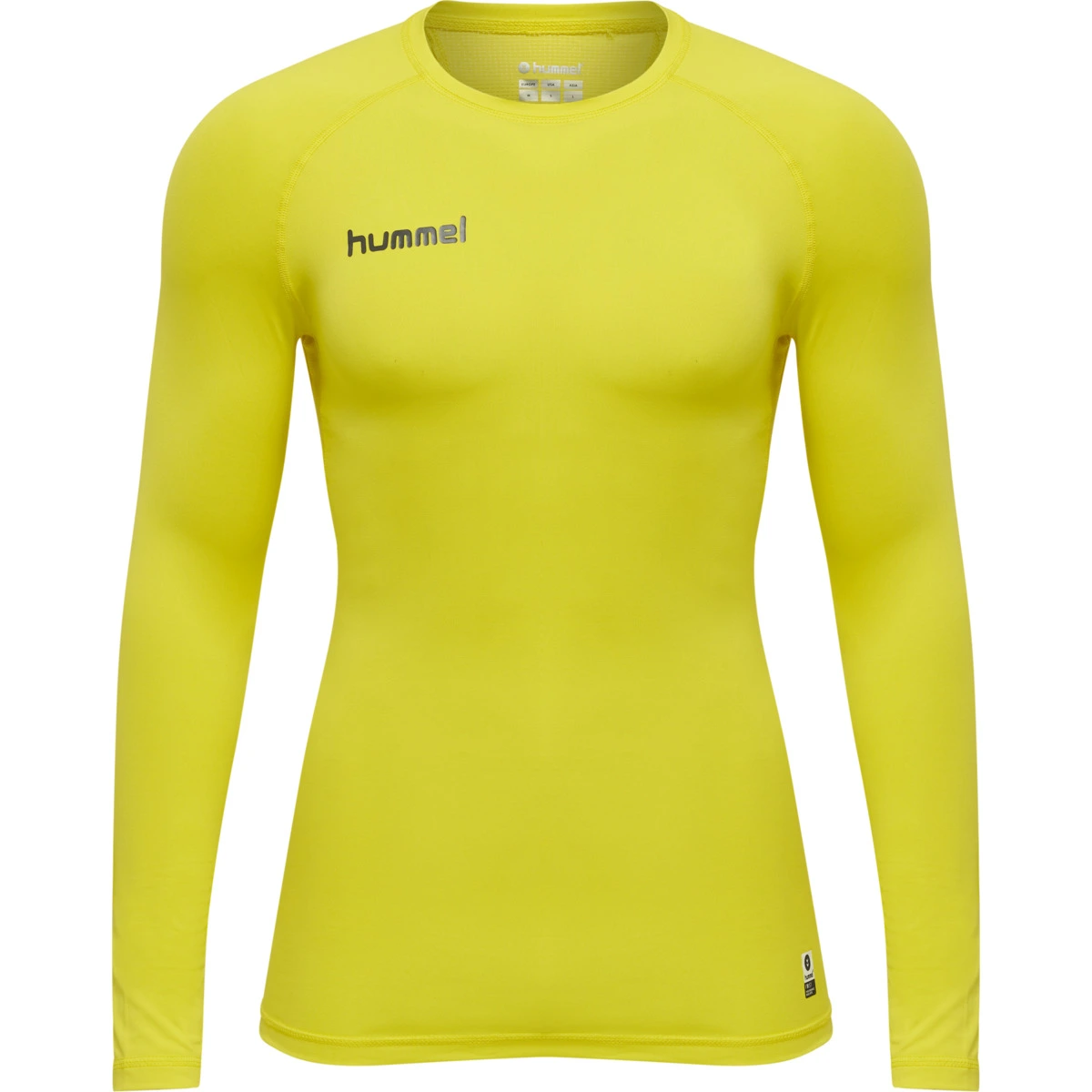 HUMMEL Herren_T_Shirt_HML_FIRST_PERFORMANCE_JERSEY_L_S 204502 5269 BLAZING YELLOW