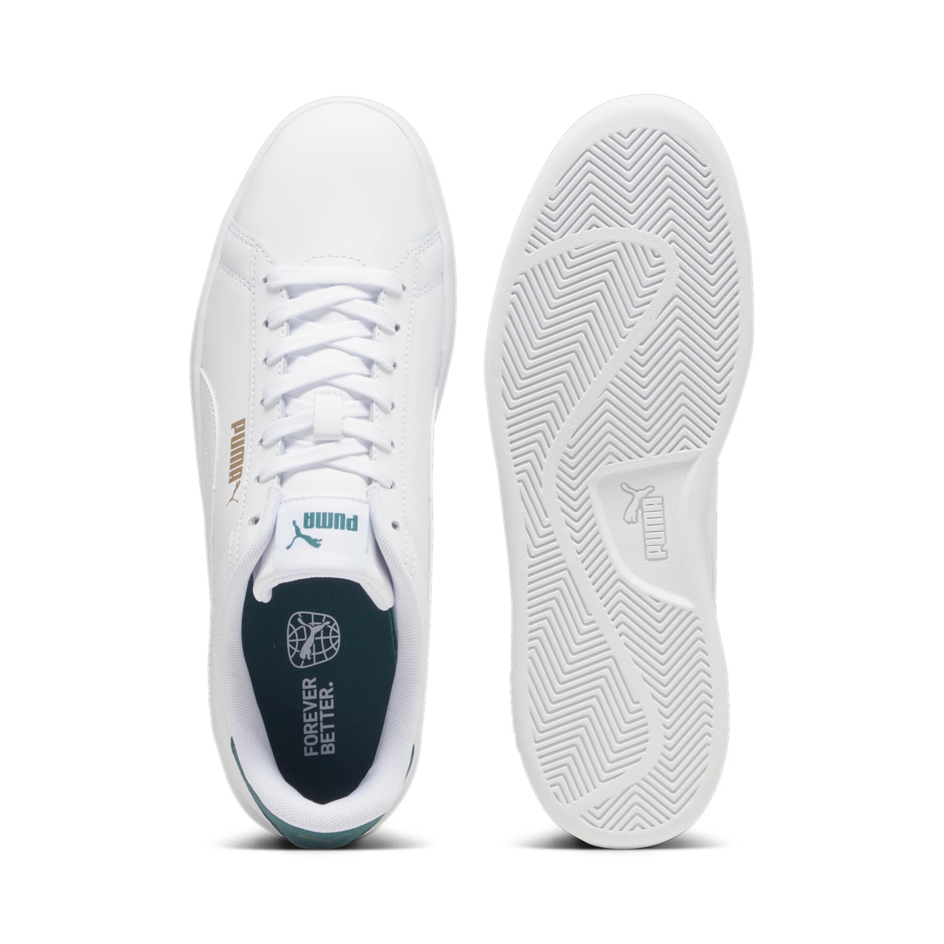 PUMA Puma_Smash_30_L 390987 014 PUMA WHITE-MALACHITE-PUMA