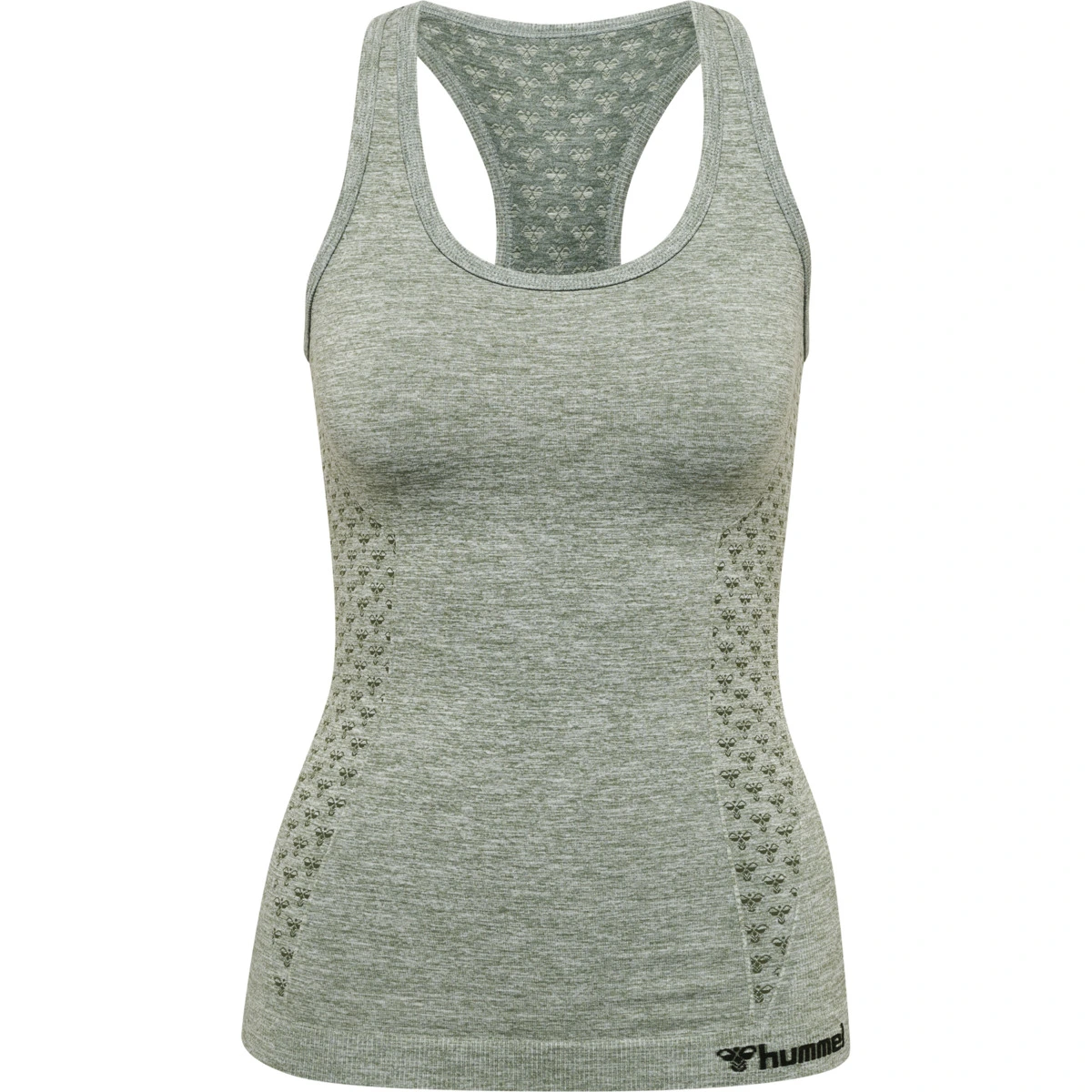 HUMMEL Damen_Shirt_hmlCI_SEAMLESS_TOP 210495 2121 LILY PAD MELANGE