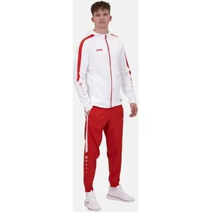 JAKO Herren_Sporthose_Freizeithose_Power A4T023HR6523 105 rot/weiß
